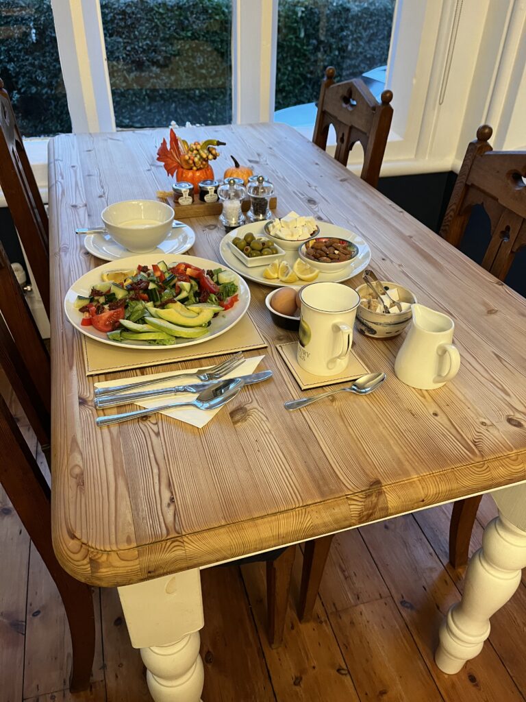 Breakfast at Burleigh House